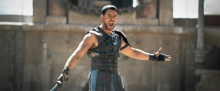 Maximus yelling "Are you not entertained" in the Zucchabar arena for the Gladiator beat sheet – A structural audit of the Act II-A Provinces Silo.