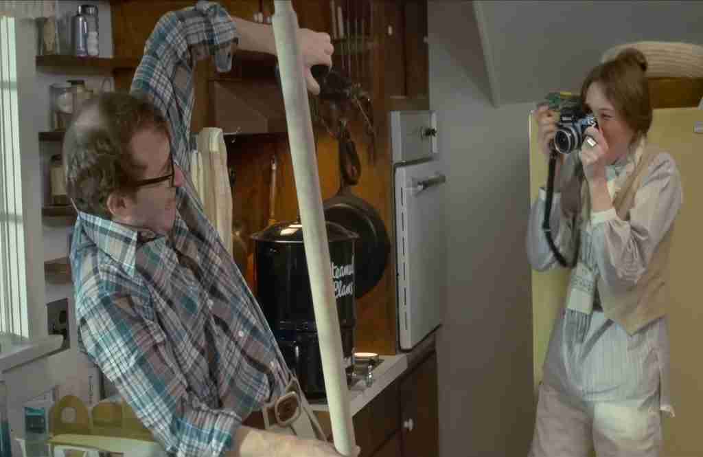 Annie Hall lobster cooking scene Woody Allen Diane Keaton kitchen chaos live lobsters 1977 funny moment