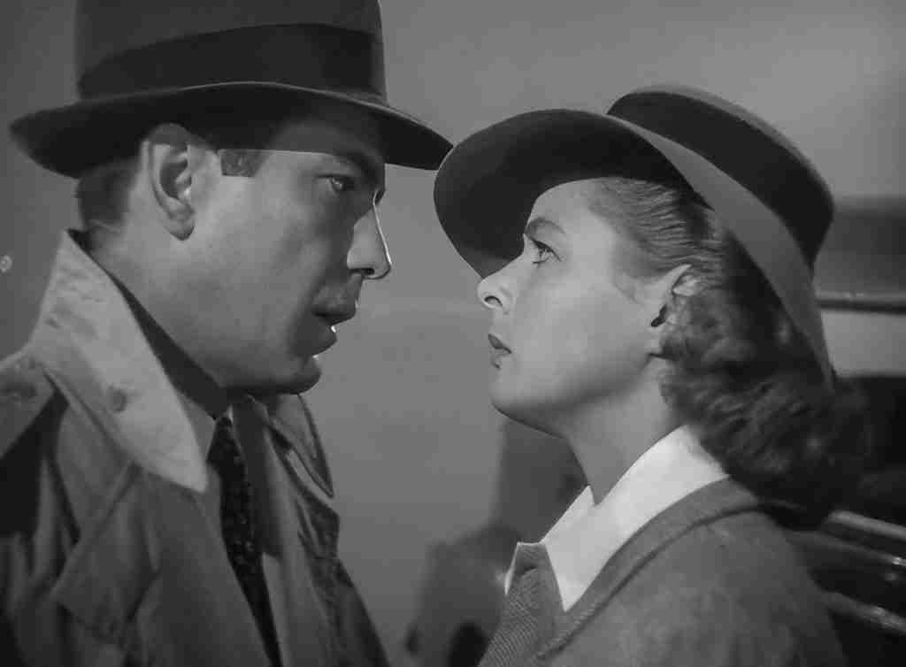 Rick and Ilsa's intimate farewell at the airport, before the final escape, representing the Climax.