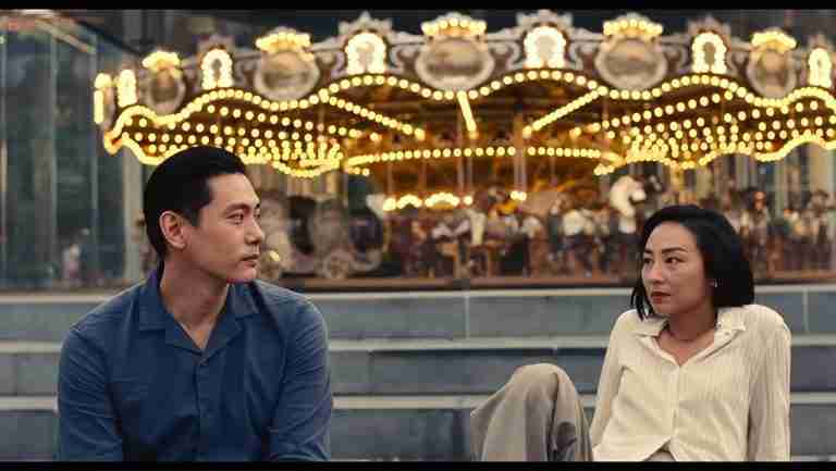 Past Lives analysis Jane's Carousel Nora Hae Sung nostalgic conversation