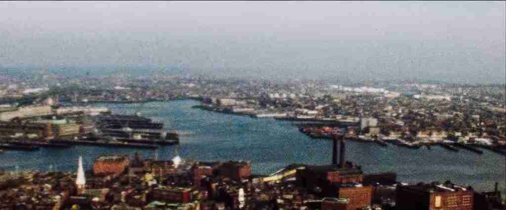The Departed Beat Sheet – Opening aerial shot of South Boston