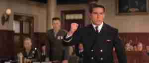 A Few Good Men analysis: Lt. Daniel Kaffee confronts Colonel Jessup in the climactic courtroom scene.