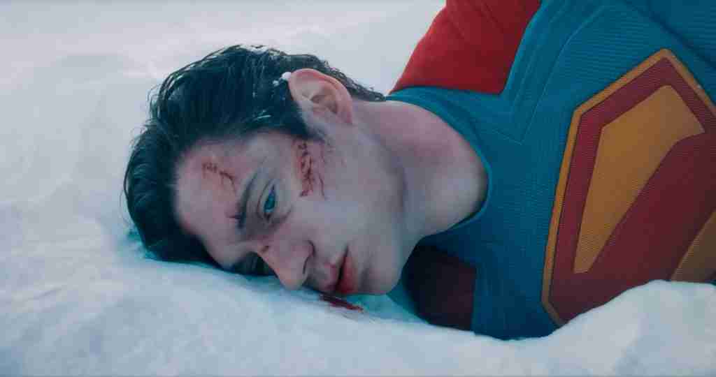 Superman crash-landed in antarctic snow calling for Krypto – Superman 2025 Analysis