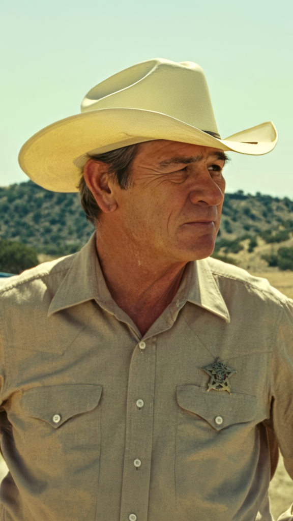 no country for old men analysis Sheriff Ed Tom Bell Tommy Lee Jones surveys the aftermath