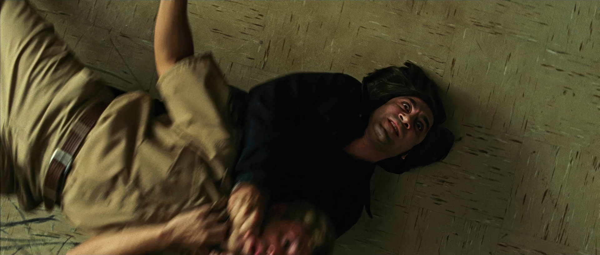 no country for old men screenplay Anton Chigurh strangles sheriff's deputy opening scene
