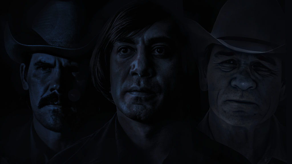 no country for old men analysis Llewelyn Moss Anton Chigurh and Sheriff Ed Tom Bell three character structure